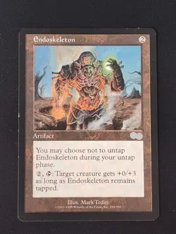 Endoskeleton MTG Card Magic The Gathering Urzas Saga Vintage Lightly Played LP - Image 1