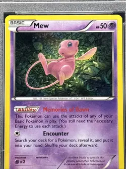 2016 Pokemon XY Mew Holo Fates Collide PSA 10 Gem Mint Card - Image 2
