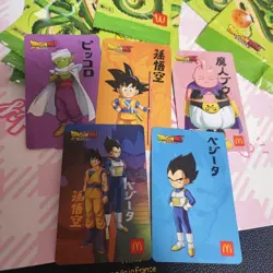 Dragon Ball Macdonalds Kira Card Plastic Hong Kong Limited Used - Image 1