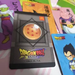 Dragon Ball Macdonalds Kira Card Plastic Hong Kong Limited Used - Image 3