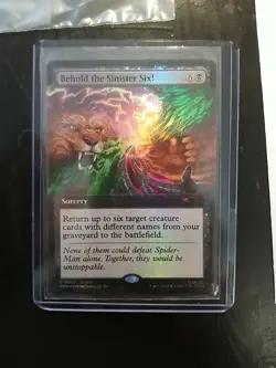 PAX West 2025 MTG Magic The Gathering Spider-Man Promo Comic & Sinister Six Card - Image 2
