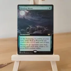 MTG Howling Moon FOIL 391 Extended Art Innistrad: Crimson Vow [VOW] NM - Image 1