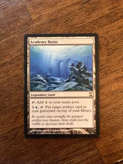 Academy Ruins Time Spiral MTG Magic the Gathering NM Condition Legendary Land - Image 2