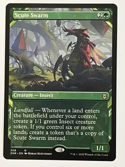 Scute Swarm (Showcase) Zendikar Rising Non-Foil Regular MTG NM - Image 1