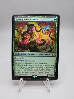 MTG Modern Horizons 3 Springheart Nantuko Prerelease Foil x1 NM Rare - Image 1