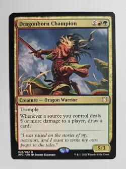 Dragonborn Champion Commander: Adventures in the Forgotten Realms Regular Nm - Image 1