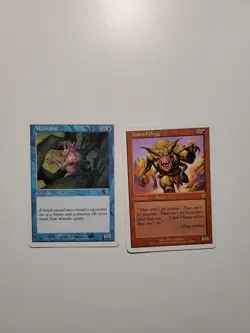 MtG Vizzerdrix and Trained Orgg LP x1 - Seventh Edition - Image 1