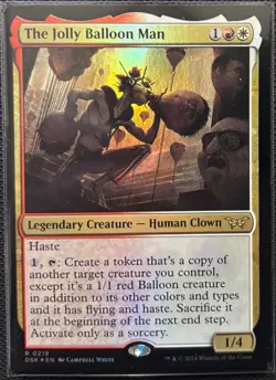 MTG Duskmourn: House of Horror The Jolly Balloon Man Foil (Rare) - Image 1
