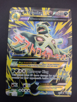 Pokemon M Tyranitar EX Full Art XY Ancient Origins 92/98 Near Mint Condition - Image 1