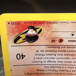 Rocket's Moltres Holo 12/132 Gym Heroes LP WOTC 1999 Vtg Rare Pokemon TCG - Image 4