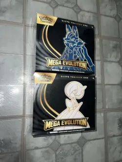 Pokemon Mega Evolutions Elite Trainer Box ETB Set of 2 New Sealed ships Today - Image 1