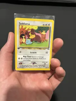 Teddiursa (1st Edition) - Pokemon TCG Neo Discovery 65/75 - Image 1