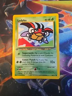 Pokemon Ledyba 63/111 1st Edition Neo Genesis Common - Image 1