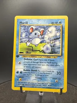 Marill Neo Genesis 1st Edition Pokemon TCG Vintage WOTC 66/111 Non-holo Common - Image 3
