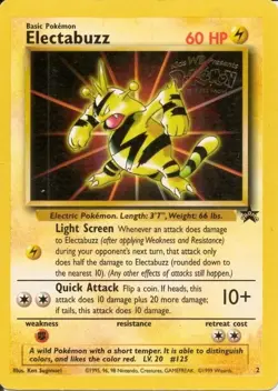 Damaged, English Pokemon Regular Electabuzz - 2 - Mewtwo Strikes Back theatrical - Image 1
