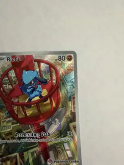 Riolu 010 Mega Evolutions ETB Pokemon Center Stamped Black Star Promo - Image 3