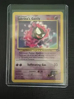 Pokemon TCG Sabrina's Gastly Gym Challenge Unlimited Common MP - Image 1