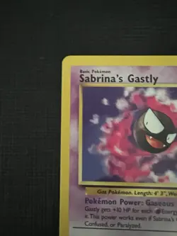 Pokemon TCG Sabrina's Gastly Gym Challenge Unlimited Common MP - Image 4