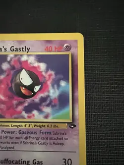 Pokemon TCG Sabrina's Gastly Gym Challenge Unlimited Common MP - Image 5