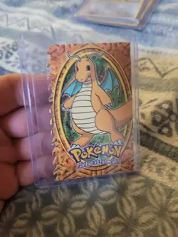 1999 Topps Pokemon the First Movie Dragonite 12 of 12 Die-Cut - Image 1