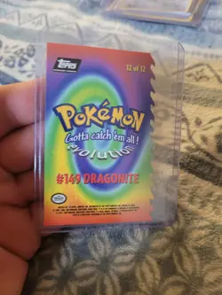 1999 Topps Pokemon the First Movie Dragonite 12 of 12 Die-Cut - Image 2