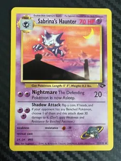 Pokemon TCG Sabrina's Haunter Gym Challenge Uncommon 55/132 VLP - Image 1