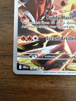 Pokemon TCG Ethan's Typhlosion Destined Rivals 190/182 Near Mint - Image 4