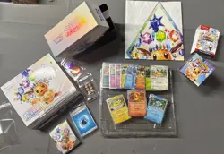 Pokemon - Prismatic Evolutions ETB OPENED + Poster + Bulk + Eevolutions + Promos - Image 1