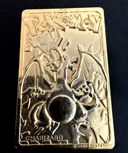 1999 Burger King Gold-Plated Pokemon Charizard Pokemon Some wear see pics o#1 - Image 1