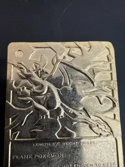 1999 Burger King Gold-Plated Pokemon Charizard Pokemon Some wear see pics o#1 - Image 3