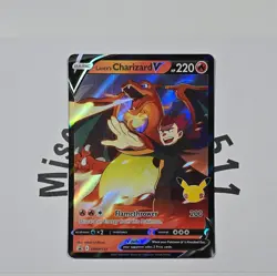 Lance’s Charizard V SWSH133 Pokemon Celebrations Black Star Promo Holo - Image 1