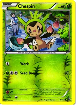 Chespin 8/164 BREAKthrough Reverse Holo - Image 1