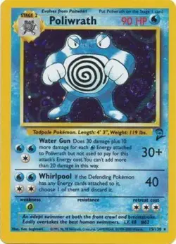 Damaged, English Yu Gi Oh Poliwrath - 15/130 - Holo Rare - Unlimited Edition Bas - Image 1