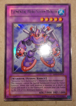 Elemental Hero Steam Healer DP1-EN013 Ultra Rare Unlimited Yugioh - Image 1