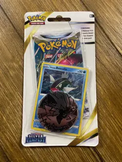 Pokemon TCG Silver Tempest Blister Pack! Factory Sealed! Promo Card +Coin! - Image 1