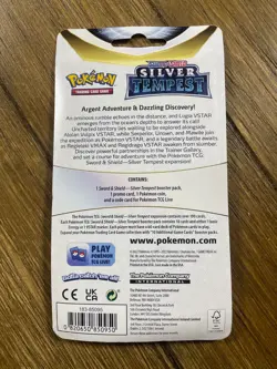 Pokemon TCG Silver Tempest Blister Pack! Factory Sealed! Promo Card +Coin! - Image 2