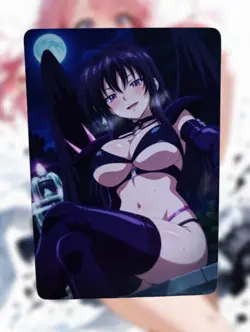 Raynare High School DxD Anime Waifu Sexy Goddess Doujin Lewd Hentai Card - Image 1