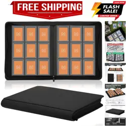 Toploader Binder,Trading Card Binder Storage Hold up 288 Cards 9-Pocket Top L... - Image 1