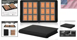 Toploader Binder,Trading Card Binder Storage Hold up 288 Cards 9-Pocket Top L... - Image 2