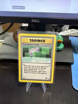 Pokemon Transparent Walls Gym Challenge 125/132 Unlimited Common Card WOTC NM/MT - Image 1