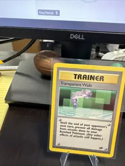 Pokemon Transparent Walls Gym Challenge 125/132 Unlimited Common Card WOTC NM/MT - Image 3