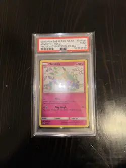 Pokemon SM Black Star Promo Card SM163 Mimikyu-Holo PSA 9 - Image 1