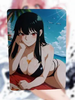 Yor Forger Spy X Family Anime Waifu Sexy Goddess Doujin Hentai Lewd Card - Image 1