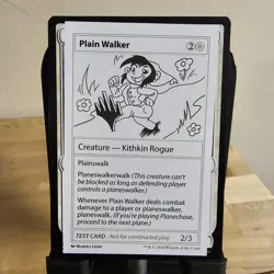 1x Plain Walker, Mystery Booster 2 'Playtest' Card, MTG NM - Image 1