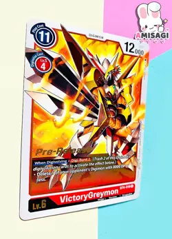 Digimon Trading Card Game VictoryGreymon - BT4-019 PROMO Karte Pre-Release - Image 2