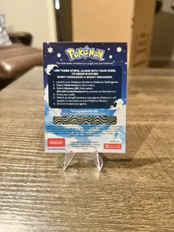 Pokemon-Gamestop Shiny Miraidon Koraidon Code Unused Physical PROMO Card Shipped - Image 1