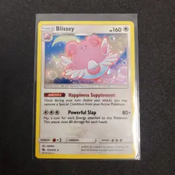 Blissey 153/214 Cosmos Holo Rare Pokemon Card Sun & Moon Lost Thunder LP/NM - Image 1