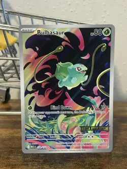 Bulbasaur 133/132 Promo Mega Evolutions Stamp Pokemon Card - Image 2