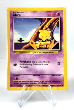 Vintage 1999 Pokemon Abra 43/102 Base Set Card - Image 1