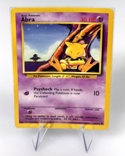 Vintage 1999 Pokemon Abra 43/102 Base Set Card - Image 2